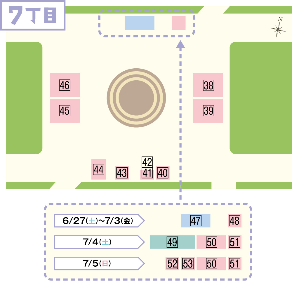 7丁目会場マップ