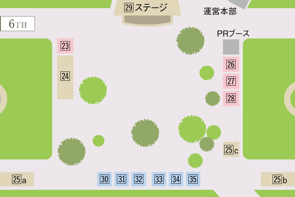 6丁目会場マップ